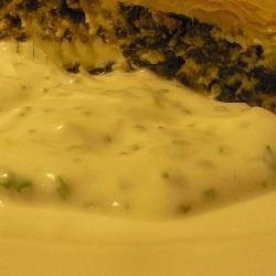 Turkish Yogurt Sauce and Herbs Appetizer