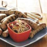 Turkish Turkey Brats with Slaw BBQ Grill