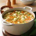 Turkish Turkey Gnocchi Soup Appetizer