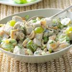 Turkish Turkey Salad with Grapes and Cashews Appetizer