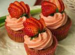 American Strawberry Cupcakes with Fresh Strawberry Frosting Dessert