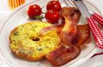 American Eggy Bagel with Streaky Bacon  Womans Weekly Recipe Breakfast