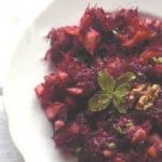 Vegetable Salad with Beetroot Celery and Pear recipe