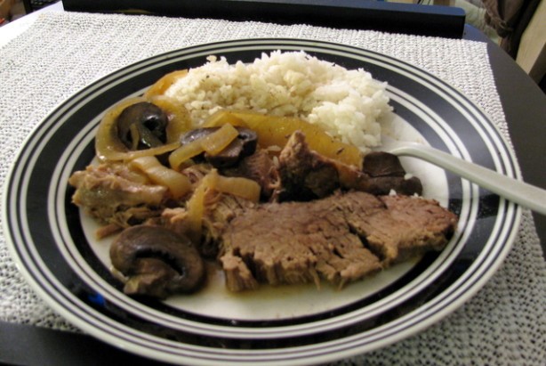 American Crock Pot Chuck Roast with Coffee Dinner