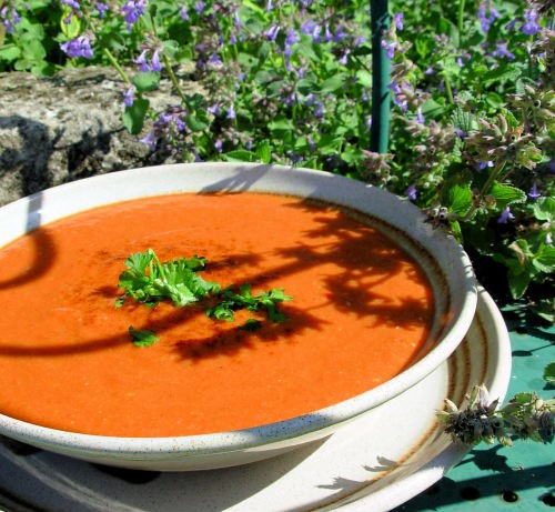 American Spicy Winter Squash Soup Dinner