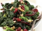 Australian Spicy Sauteed Greens with Walnuts and Cranberries Appetizer