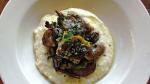 Australian Roasted Mushrooms With Goat Cheese and Organic Grits Recipe Appetizer