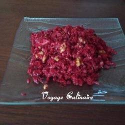 Canadian Red Beets to Nuts Appetizer