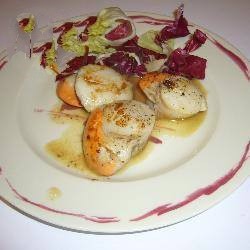 Canadian Scallops in the Pastis Appetizer