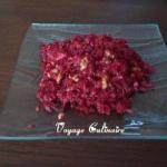 Canadian Red Beets to Nuts Appetizer