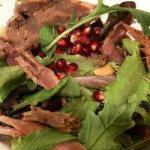 Salad of Duck Confit with Seeds of Grenades recipe