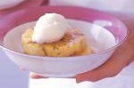 American Pineapple With Mint and Cardamom Syrup Recipe Dessert