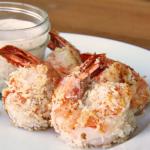 Australian Healthy Hors Dandoeuvre Baked Coconut Shrimp Dinner
