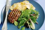 American Red Wine Steaks With Crispy Potato Recipe Dinner