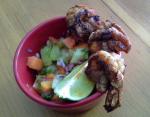 Australian Jerked Shrimp With Melon Salsa BBQ Grill