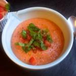 American Gazpacho of Tomatoes Appetizer