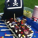 American Pirate Ship Cake Dessert