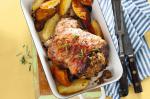 Roast Lamb With Pistachio And Date Stuffing Recipe recipe