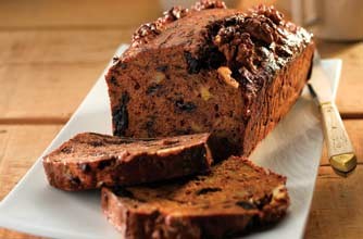 American Banana Prune and Walnut Loaf Dessert