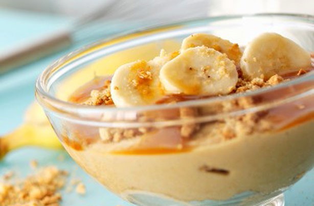 American Butterscotch Banana Pudding Dessert