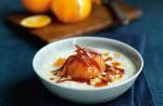 American Caramelised Clementine Risotto Dessert
