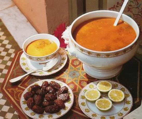 British Harira soup for Ramadan Dinner