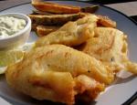 Australian Paula Deen Beer Battered Fish and Chips Dinner