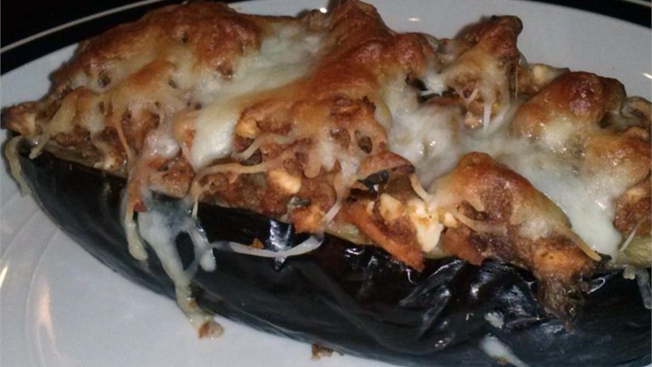 American Eggplant Stuffed with Lamb and Feta Recipe Dinner