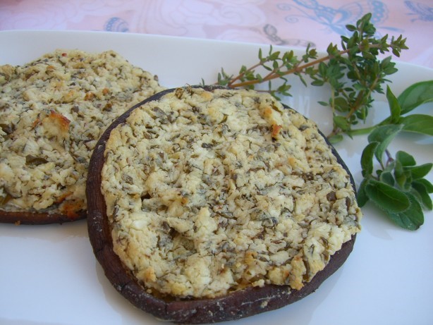 Australian Baked Shiitake Stuffed Mushroom Caps Dinner