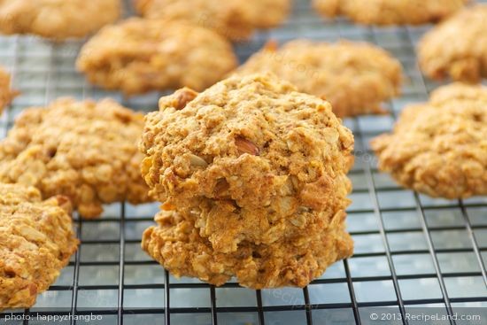 Australian Almond and Coconut Oatmeal Cookies Dessert