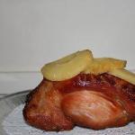 American Ham Glazes with Pineapple Dessert