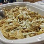 American Chilaquiles with Chicken Cheese and Sour Cream Appetizer