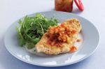 American Crumbed Fish With Pickled Onion Relish Recipe Dinner