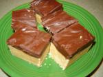American Chocolate Peanut Butter Fudgy Squares Dessert