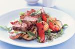 American Lamb With Chargrilled Vegetables Recipe Appetizer