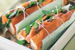 American Smoked Salmon Baguettes With Mustard Dressing Recipe Appetizer