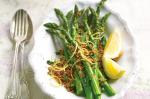 American Asparagus With Crunchy Gremolata Crumbs Recipe Appetizer