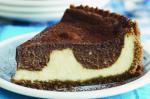 American Black and White Cheesecake Recipe Dessert