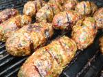 American Kofte Kebabs with Cucumber Mint Sauce Appetizer