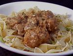 American Crock Pot Meatball Stroganoff Dinner