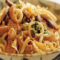 Chinese Shanghai Pork Noodles Dinner