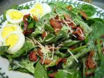 American Spinach Salad with Mustardbacon Dressing Appetizer