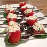 French Stuffed Tomatoes with Goat Cheese Drink