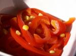 German Nuernberg Red Bell Pepper Salad Appetizer