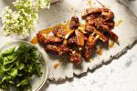 American Fennelcaramelised Lamb Ribs with Mint and Watercress Appetizer