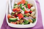 American Greek Salad With Walnuts Recipe Appetizer