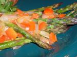 American Asparagus and Red Peppers Dinner