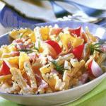 British Pasta Salad of Monito with Green Beans Appetizer