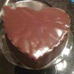 American Valentines Cake with Chocolate Dessert
