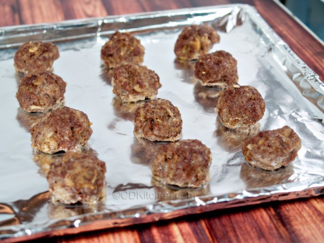 American Make Ahead and Freeze Oven Meatballs En Dinner